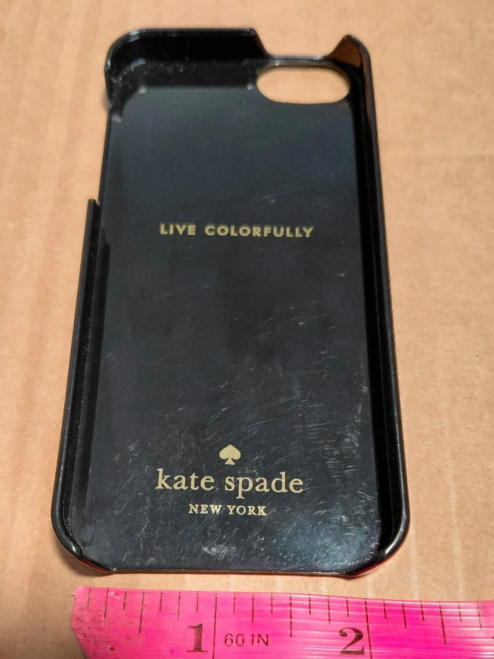 Kate Spade Black Polka Dot iPhone Case